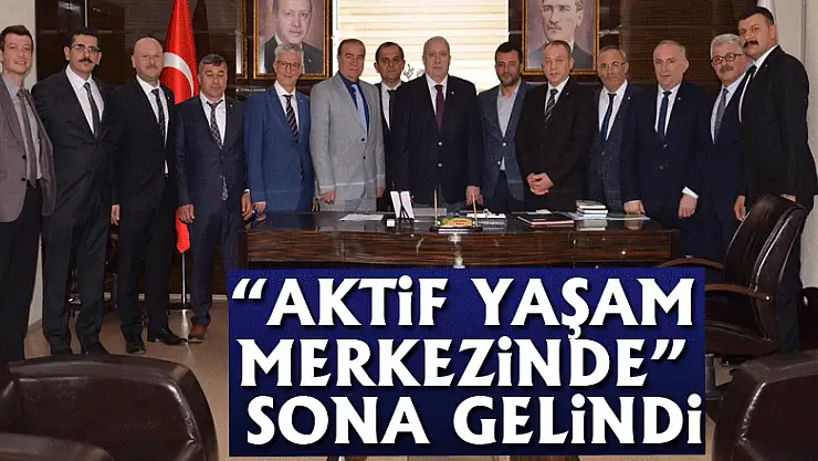  'AKTİF YAŞAM MERKEZİNDE' SONA GELİNDİ