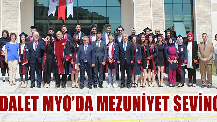 ADALET MYO'DA MEZUNİYET SEVİNCİ