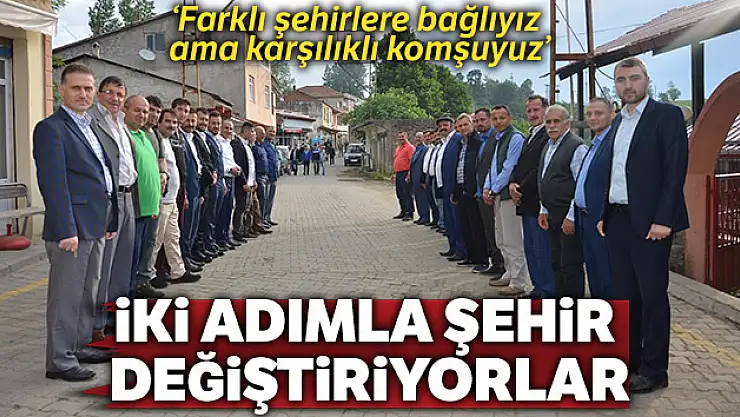 İki adımla şehir değiştiriyorlar   