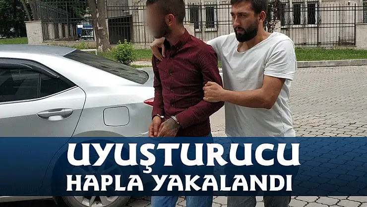 Uyuşturucu hapla yakalandı