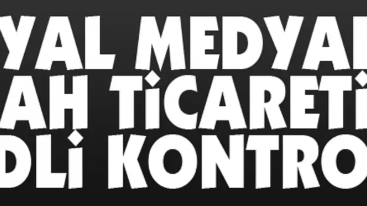 Sosyal medyadan silah ticaretine adli kontrol