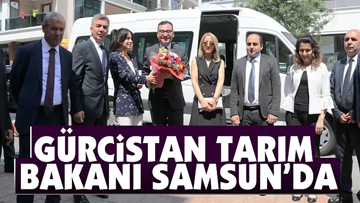 Gürcistan Tarım Bakanı Samsun'da