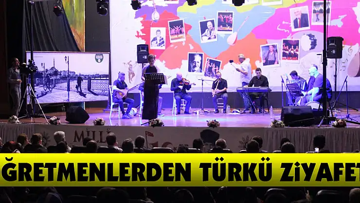 Öğretmenlerden türkü ziyafeti