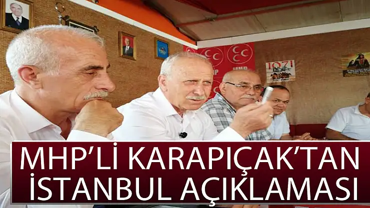  MHP'li Karapıçak: 'Samsunluluk bilinci İstanbul'da vücut bulmalı'
