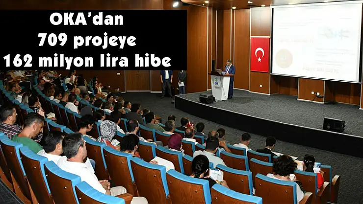 OKA'dan 709 projeye 162 milyon lira hibe