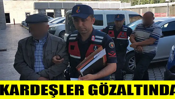 Birbirlerine silahla ateş açan kardeşler gözaltına alındı 