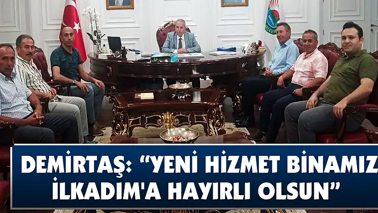 Demirtaş: 'Yeni hizmet binamız İlkadım'a hayırlı olsun' 