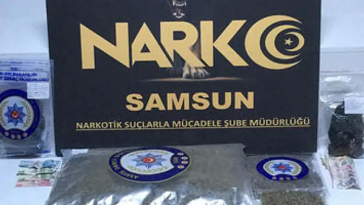 Samsun'da uyuşturucu operasyonu: 5 gözaltı