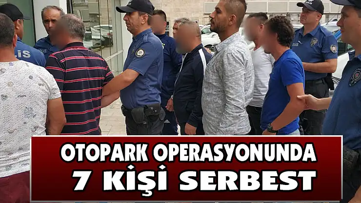Hastane otoparkı operasyonunda gözaltına alınan 7 kişi serbest 