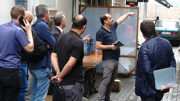 Saathane Meydanı'nda kamulaştırma bedel tespiti için keşfi yapıldı 