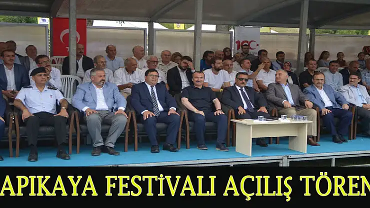 Kapıkaya Festivali açılış töreni 