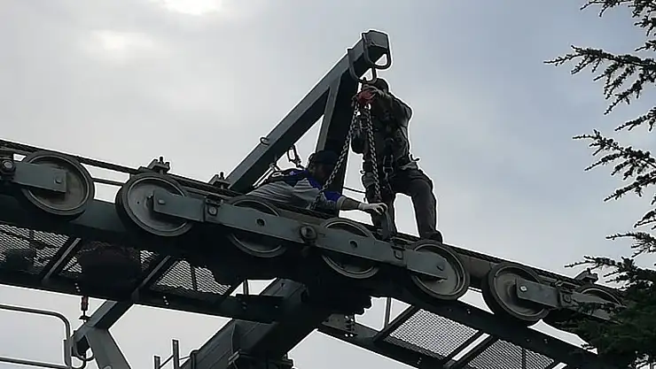 SAMULAŞ'TAN teleferiklere ağır bakım 