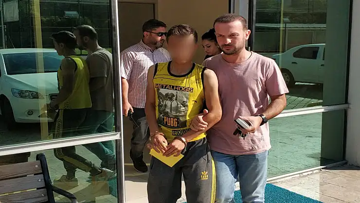 Büfeden hırsızlık yapan genç tutuklandı