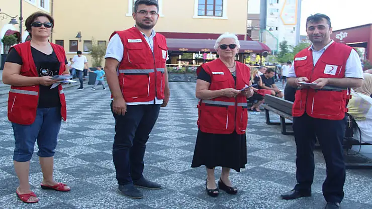 Kızılay, kurban kampanyasını vatandaşlara anlattı