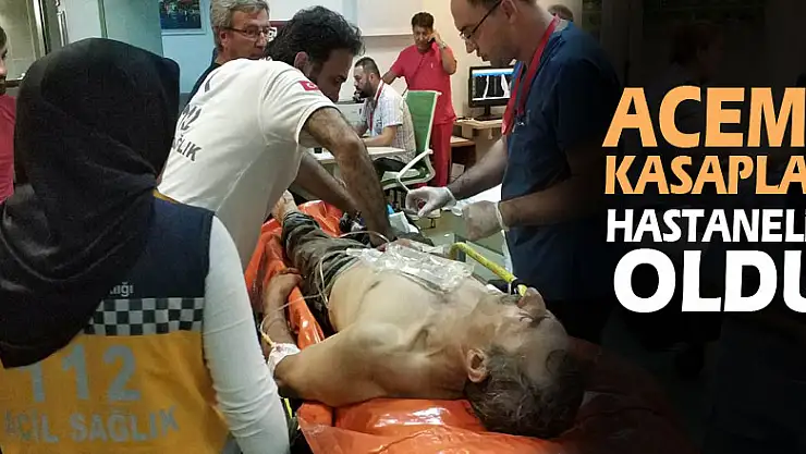 Acemi kasaplar hastanelik oldu