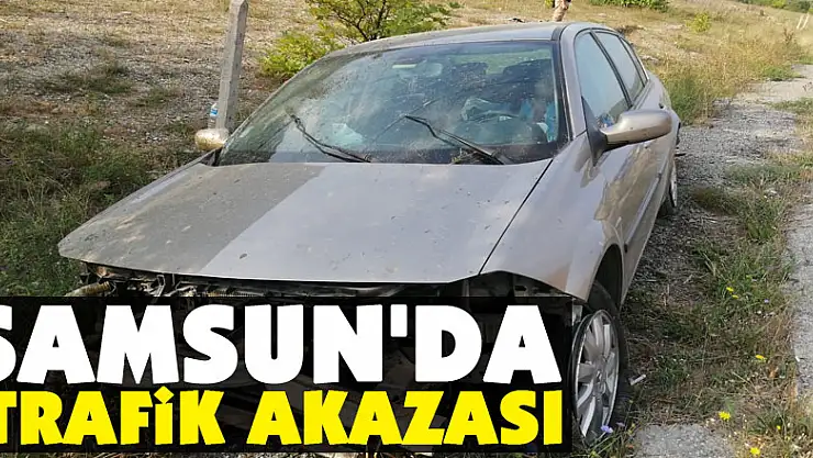 Samsun'da trafik kazası: 3 yaralı