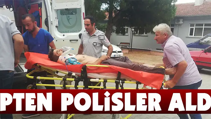 İpten polisler aldı  