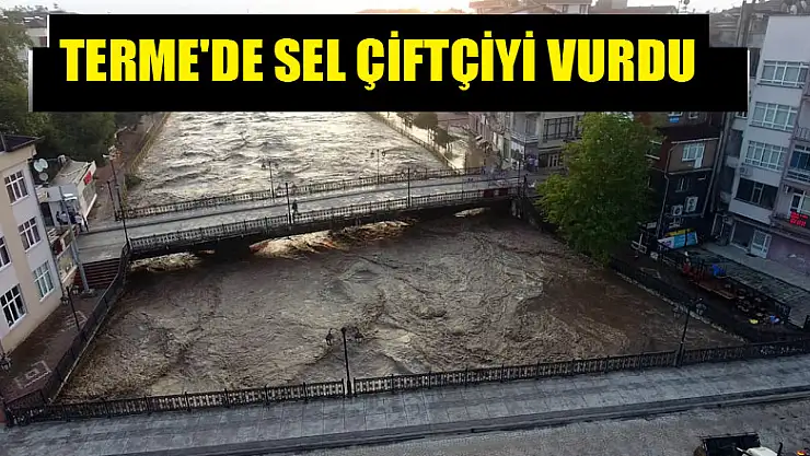 Terme'de sel çiftçiyi vurdu 