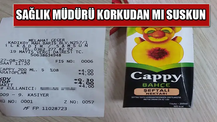 Sağlık Müdürü korkudan mı suskun?