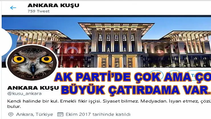 AK Parti'de, çok ama çok büyük çatırdama var mı?