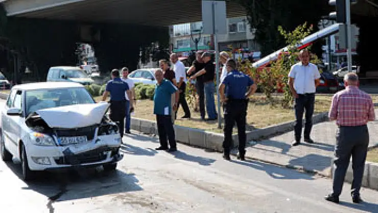 Samsun'da trafik kazası: 1 yaralı