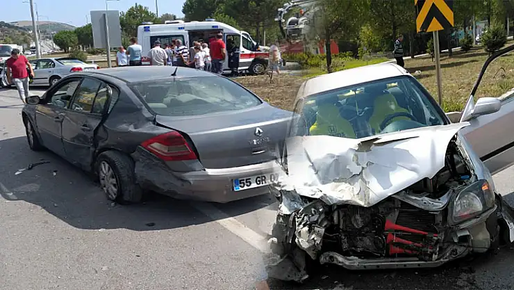 Samsun'da trafik kazası: 7 yaralı 