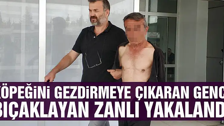 Köpeğini gezdirmeye çıkaran genci bıçaklayan zanlı yakalandı