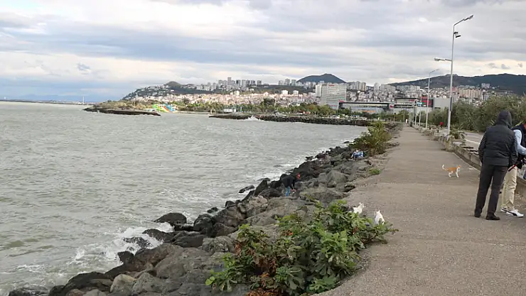 Denize düşen genci oltayla kurtardılar