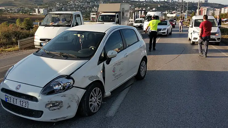 Samsun'da trafik kazası: 1 yaralı