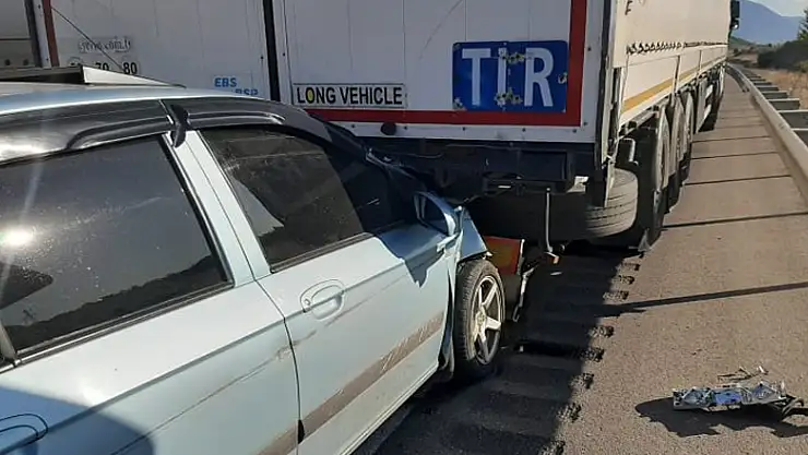 Tosya'da trafik kazası 1 yaralı