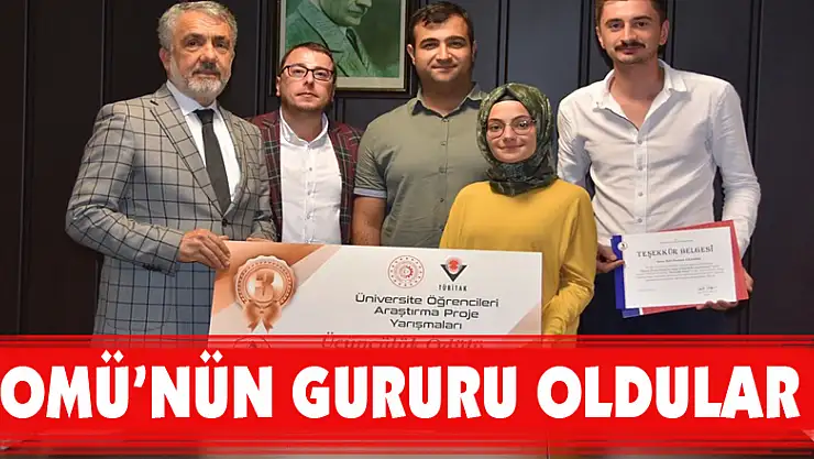 OMÜ'nün gururu oldular