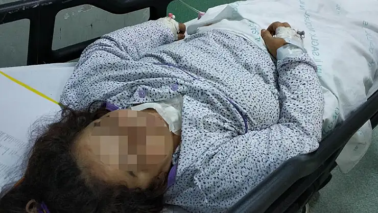 Bıçaklı saldırıya uğrayan kadın hastanelik oldu