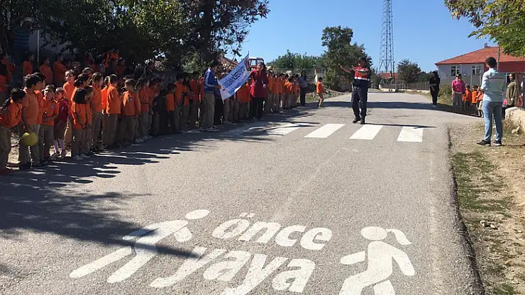 Jandarmadan trafik eğitimi