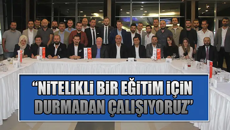 Rektör Aydın: 'Nitelikli bir eğitim için durmadan çalışıyoruz'