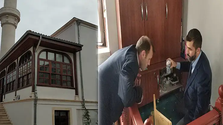 Hırsız, camiden bozuk para çaldı