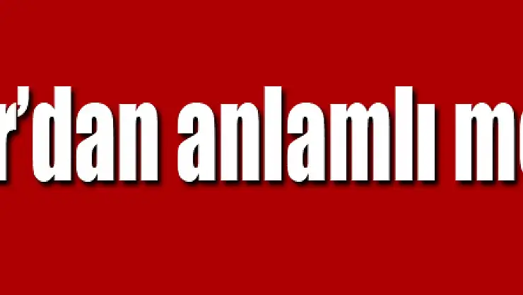 Samsunspor'dan anlamlı mesaj