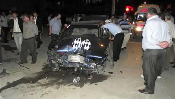 Bafra'da trafik kazası: 2 yaralı