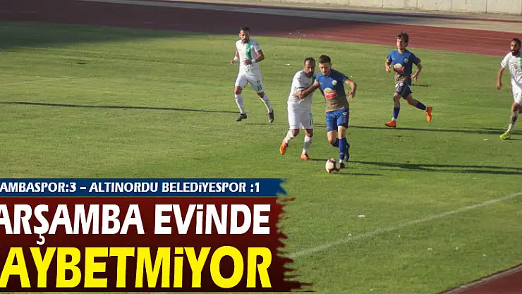 Çarşamba evinde kaybetmiyor Çarşambaspor:3 – Altınordu Belediyespor :1