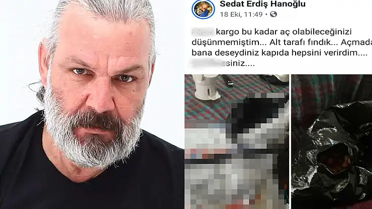 Sanatçı Sedat Erdiş'ten kargo şirketine 'fındık' tepkisi