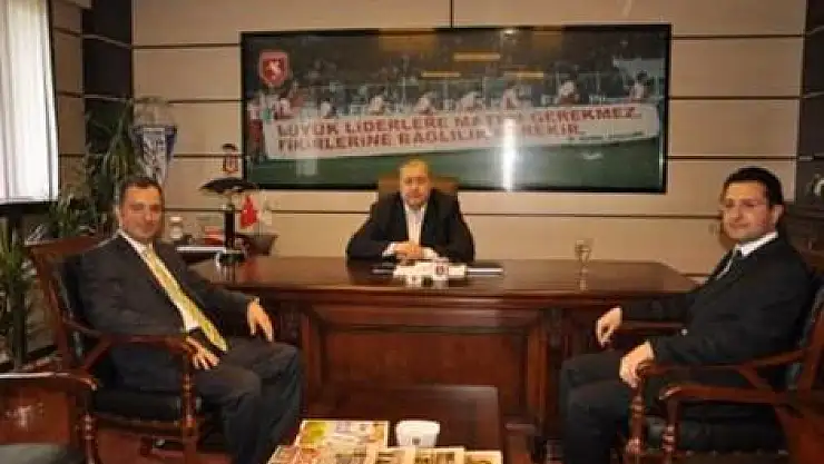 Samsunspor'a 'Hayırlı olsun' ziyareti