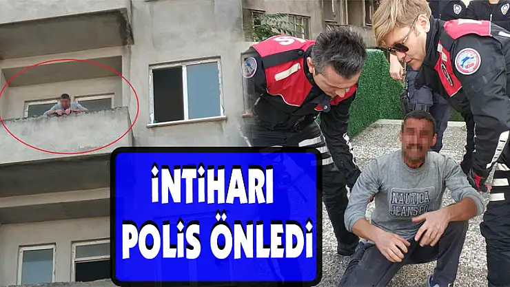Samsun'da intiharı polis önledi