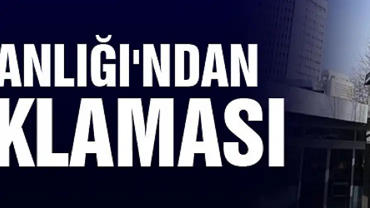 Dışişleri Bakanlığı'ndan Irak açıklaması