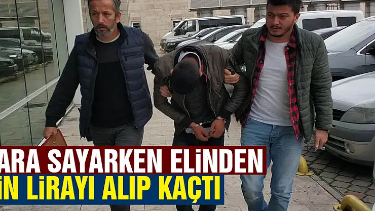 Para sayan şahsın elinden bin lirayı kapkaç yöntemiyle alıp kaçtı