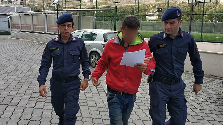 Hırsızlık yaptığı iddia edilen genç yakalandı
