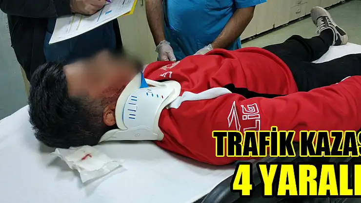 Samsun'da trafik kazası: 4 yaralı