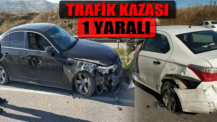 Samsun'da trafik kazası: 1 yaralı