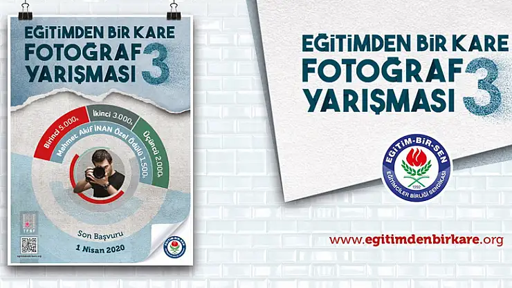 Eğitim-Bir-Sen'den 'Eğitimden Bir Kare' fotoğraf yarışması