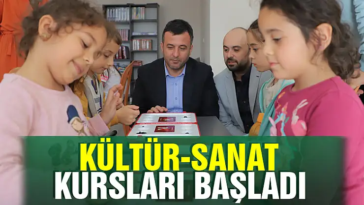 Çarşamba Belediyesinin düzenlediği kültür-sanat kursları başladı