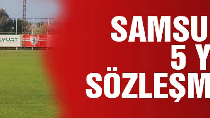 Ertuğrul Sağlam, Samsunspor ile 5 yıllık sözleşme imzaladı