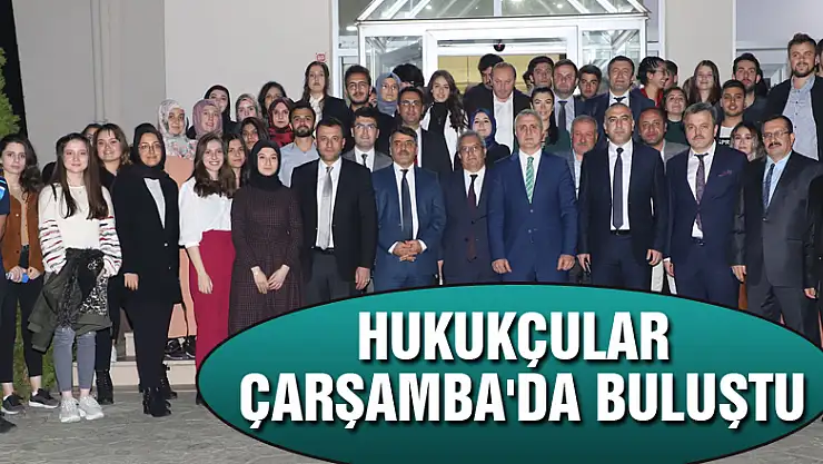 Hukukçular Çarşamba'da buluştu